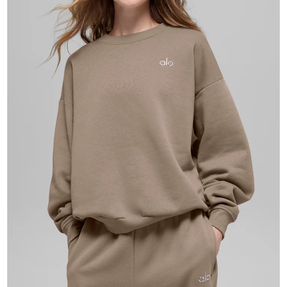 Alo Gravel Sweatshirt and Sweatpants Set